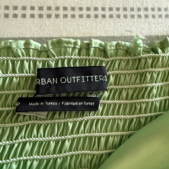 Sage Green Satin Tie-Strap Tank Top - Picture 6 of 6